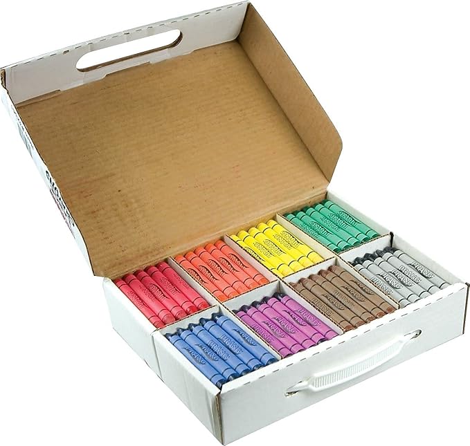 Crayons PRANG Large Wax Master CASE of 200