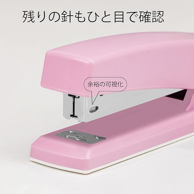 Deli Stapler, Desktop Staplers, Office Stapler, 25 Sheet Capacity, Includes 1000 Staples and Staple Remover, Pink