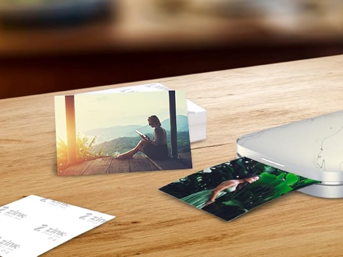 HP Sprocket 2.3 x 3.4" Premium Zink Sticky Back Photo Paper (20 Sheets) Compatible with HP Sprocket Select and Plus Printers.