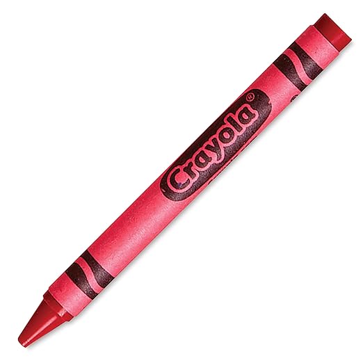 Crayola 52-0836-038 Single Color Crayon Refill, 5/16" x 3-5/8" Size, Standard, Red