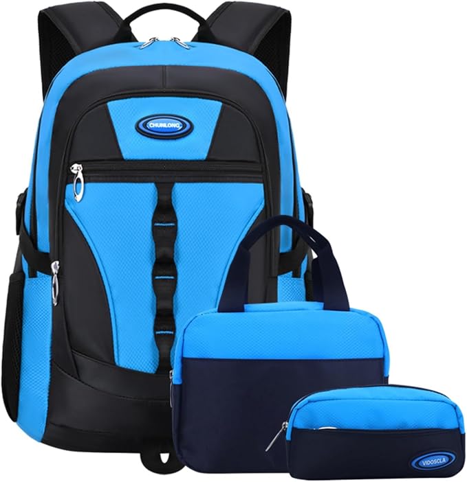 VIDOSCLA Teen Boys School Backpack Set Students Book Bags for Girls Backpack with Lunch Box