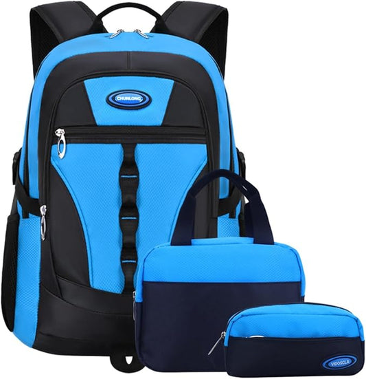VIDOSCLA Teen Boys School Backpack Set Students Book Bags for Girls Backpack with Lunch Box
