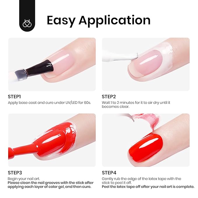 beetles Gel Polish Liquid Latex for Nails: 2pcs 15ml Latex Nail Polish Barrier Peel Off Cuticle Guard for Nail Polish Nail Art Liquid Latex Barrier Protector White Gel Polish Manicure Nails Design