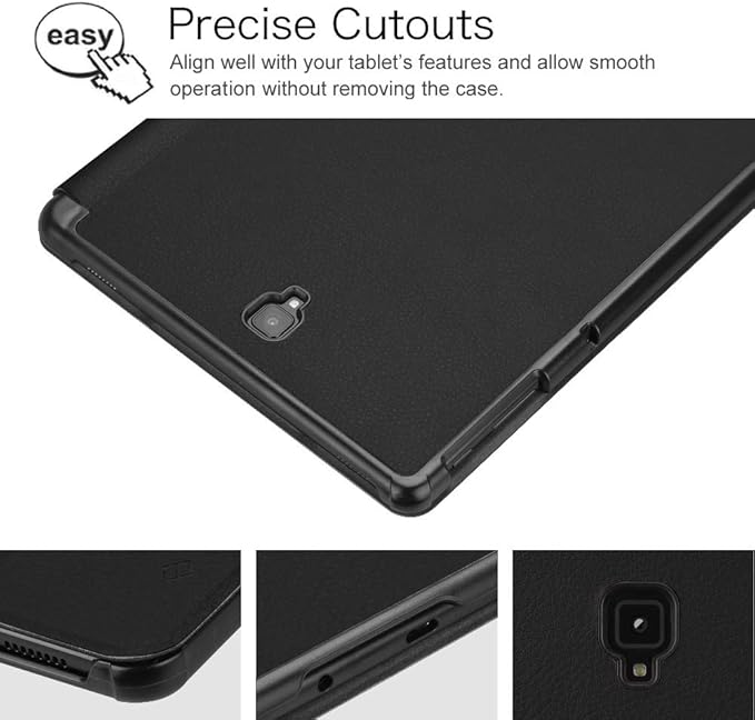 Fintie Slim Case for Samsung Galaxy Tab S4 10.5 2018 with S Pen Holder, Ultra Thin Tri-Fold Stand Cover with Auto Sleep/Wake for Samsung Tab S4 10.5 Inch Tablet SM-T830/T835/T837, Black