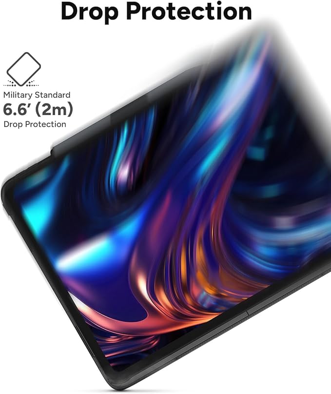 ZAGG Pro Keys 2 iPad Pro 13" (M5)/ Pro 13" (M4) Keyboard Case - Wireless Keyboard & Detachable Folio Case | Laptop-Style Backlit Keys, Multi-Pairing Bluetooth, 6.6 ft Drop Protection