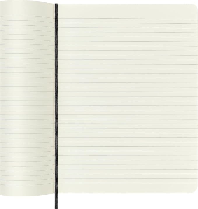 Moleskine Classic Notebook, Extra Large, Ruled, Black, Soft Cover (7.5 x 10)