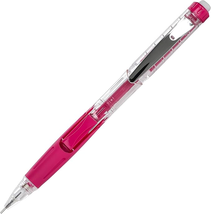 Pentel Twist Erase Click Automatic Pencil with 2 Eraser Refills and Lead, 0.7mm, Assorted Barrels, Color May Vary, 2 Pack (PD277TLEBP2)