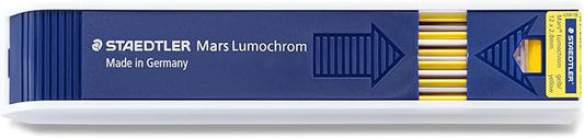 STAEDTLER Mars Lumochrome 204-10 Colour Drawing Refill Yellow 2 mm for Lead Pencils