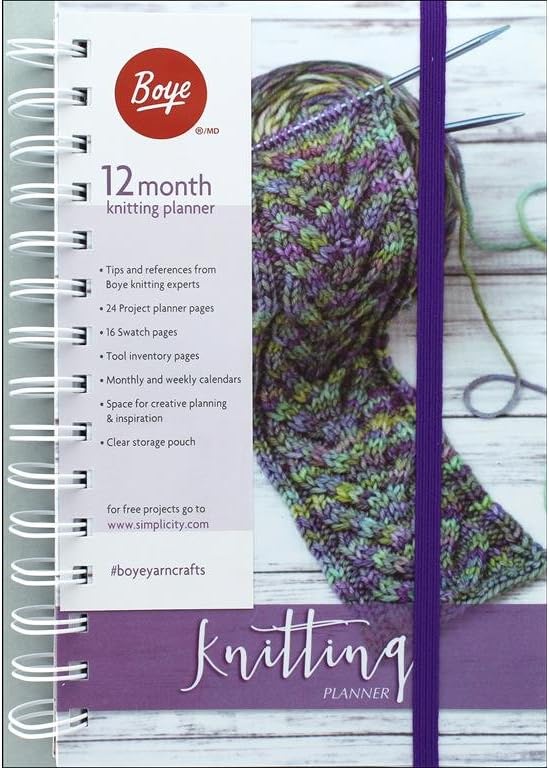 Boye BOY3616440000W 12 Month Planner Knitting