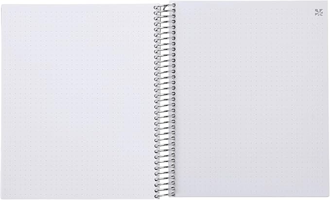 Erin Condren Dot Grid 8.5x11 Bold Blooms Cover Notebook Spiral Bound Journal for Writing, and Note Taking, Premium Paper, Stylish Floral Cover, Perfect for School, Office, and Creative Planning