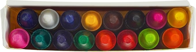 School Smart Classic Crayon Set with Tuck Box for Schools, Home, and More, Assorted Colors, Pack of 16