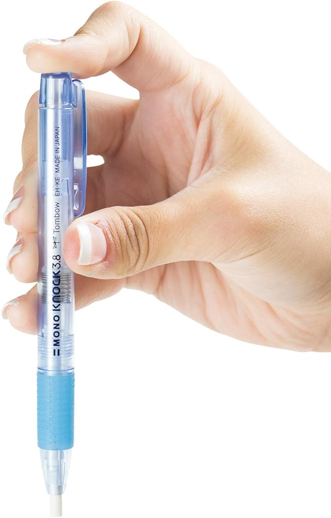 Tombow Mono Knock Eraser, Blue, 1-Pack (82044)