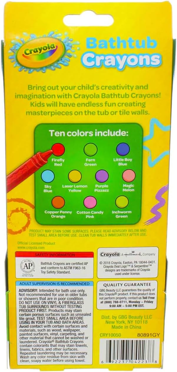 Global Beauty Group Bathtub Crayons