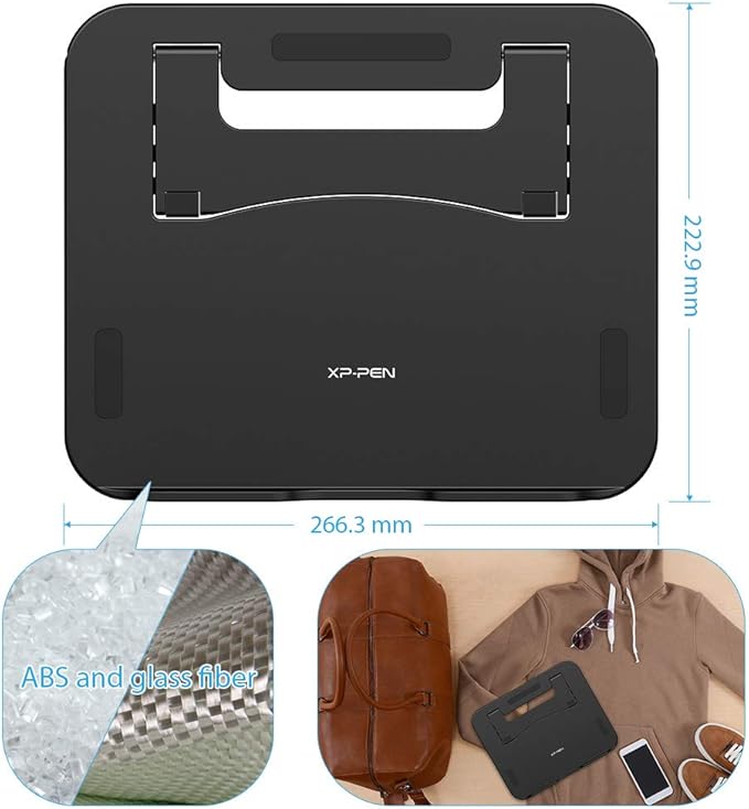 XPPen AC42 Graphics Tablet Stand - Laptop & Mobile Device Holder for XPPen Artist10 2nd, Artist12, Artist13.3 Pro, Artist13.3 Pro V2 - Suitable for 9"-14" Devices