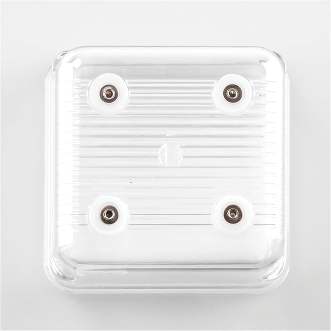 iDesign Plastic Drawer Organizer Bins - Storage for Kitchen, Bathroom, and Desk Drawers - Set of 6 - Clear