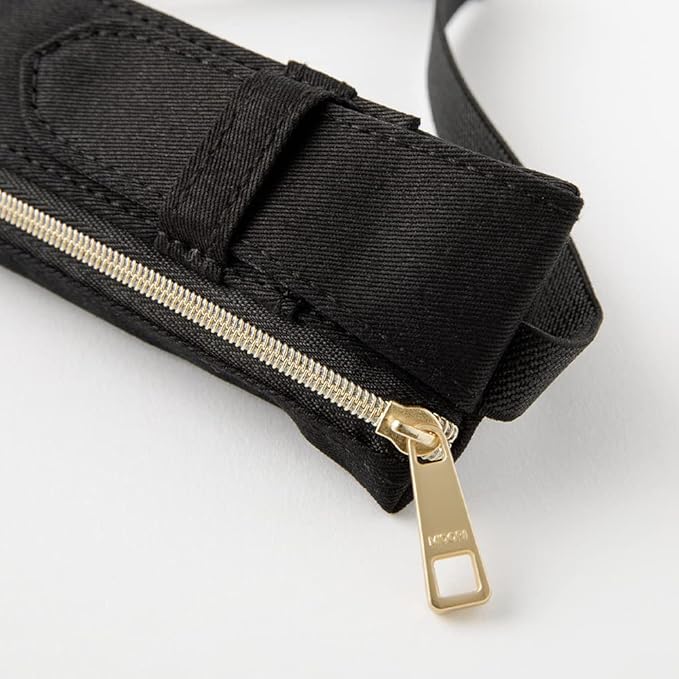 DESIGNPHIL Midori 41821006 Pen Case, Book Band Pen Case, Black A, For B6-A5