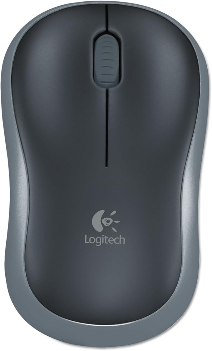 Logitech M185 Wireless Mouse, Silver