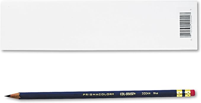 Prismacolor Col-Erase Erasable Colored Pencil, 12-Count, Blue (20044)