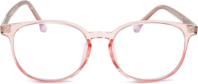 Brookstone Blue Light Blocking Glasses For Women and Men Computer Gaming Eye Protection UV Blocker With Pouch Cloth and Spray