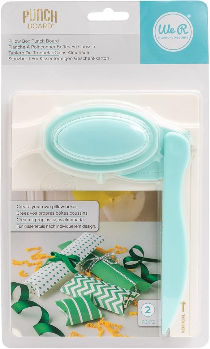 We R Memory Keepers Pillow Box Punch Board