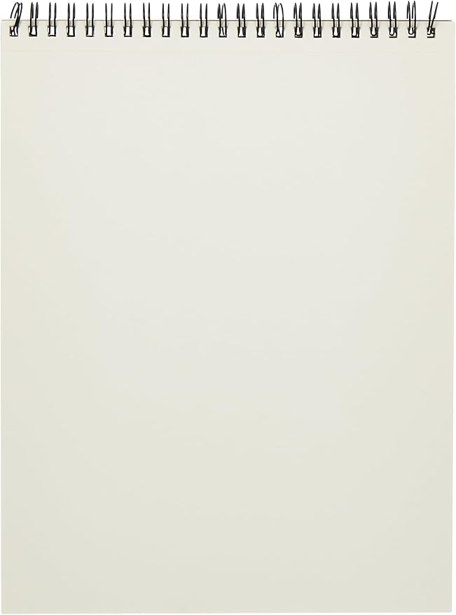 Strathmore 400 Series Heavyweight Drawing Pad, Medium Surface, 8"x10" Wire Bound, 24 Sheets