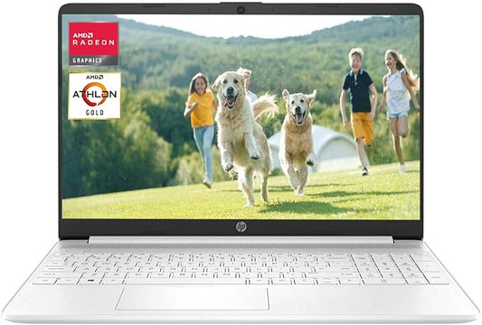 HP Notebook Laptop, 15.6" FHD Display, AMD Athlon Gold 3150U, 16GB RAM, 2TB PCIe SSD, SD Card Reader, Webcam, HDMI, Wi-Fi, Windows 11 Home, Silver