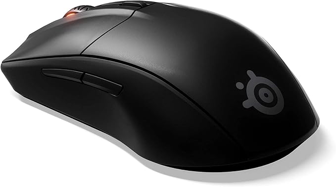 SteelSeries Rival 3 Wireless Gaming Mouse - 400+ Hour Battery Life - Dual Wireless 2.4 GHz and Bluetooth 5.0-60 Million Clicks - 18,000 CPI TrueMove Air Optical Sensor (62521) (Renewed)