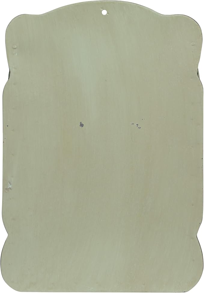 Creative Co-Op Aqua Embossed Tin Post Box with Distressed Finish (Pack of 2)