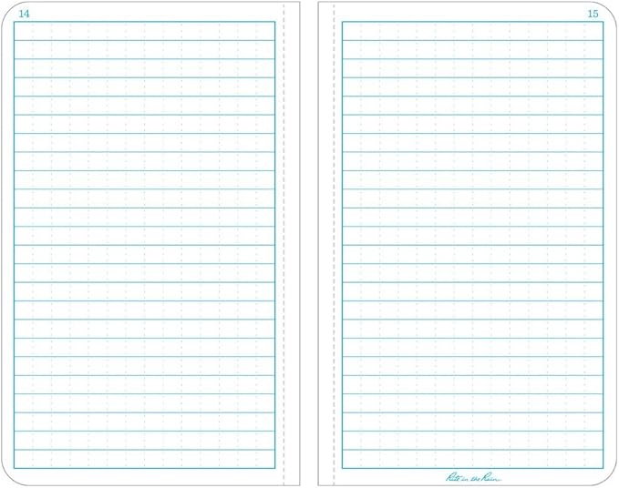 Rite in the Rain Weatherproof Hard Cover Notebook, 4.25" x 6.75", Yellow Cover, Universal Pattern (No. 370F-M)