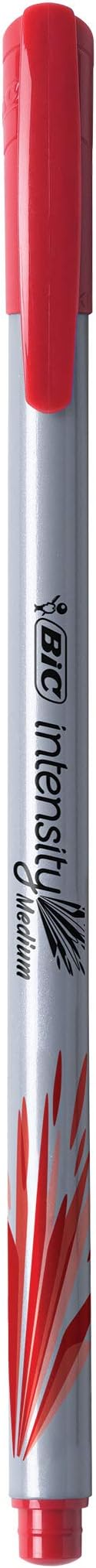 BIC Intensity Fineliner Marker Pens, Medium Point (0.7mm), Assorted Colors, Smooth Application, 10-Count
