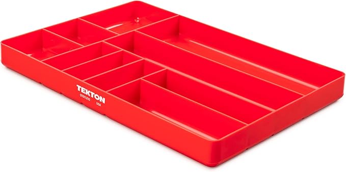 TEKTON 10-Compartment Organizer Tray (Red) | OTD11210 | Made in USA