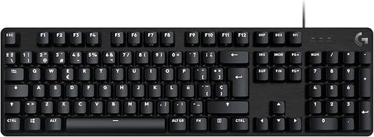 Logitech G413 SE Full-Size Mechanical Gaming Keyboard - Backlit Keyboard with Tactile Mechanical Switches, Anti-Ghosting, Compatible with Windows, macOS - Black Aluminum (Renewed)
