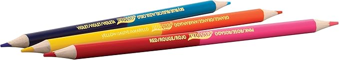 Prang Duo-Colored Pencils, 12 Assorted Colors, 16 Count