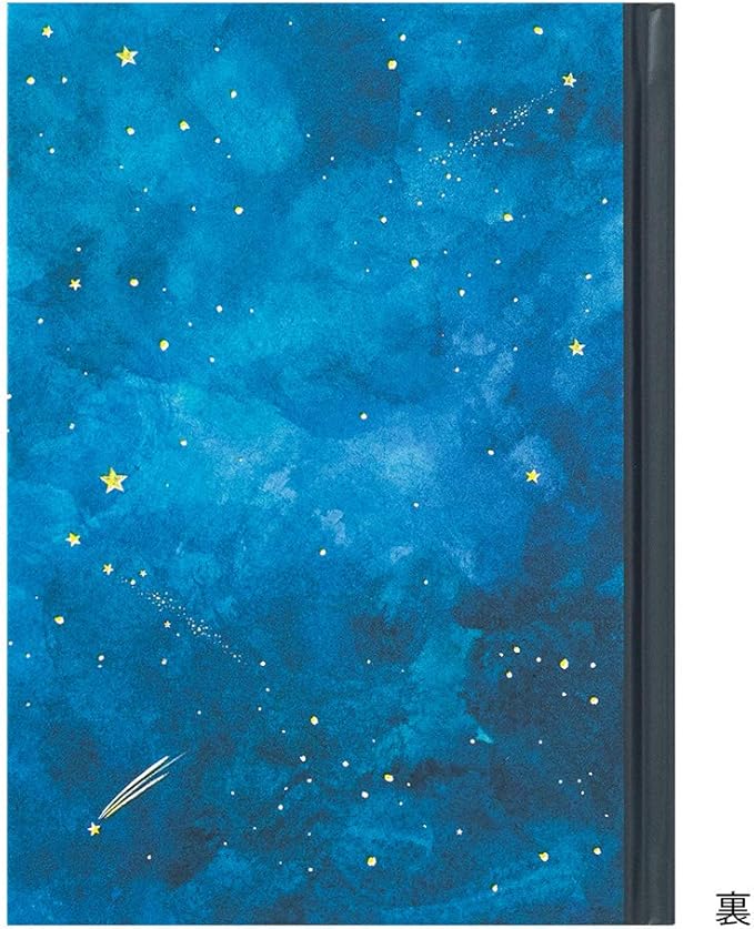 DESIGNPHIL Midori 12886006 Diary, Night Sky Pattern