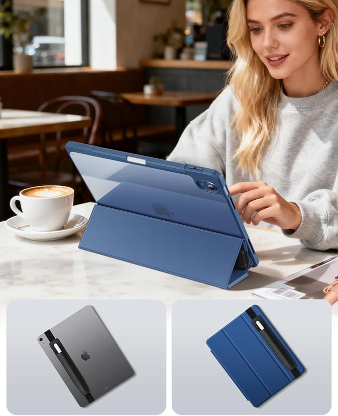 Fintie Detachable Pencil Holder with Elastic Band for iPad Case - Elastic Stylus Pouch Compatible with Apple Pencil Pro, Apple Pencil (USB-C / 1st / 2nd Gen) and Other Similar Size Stylus, Black