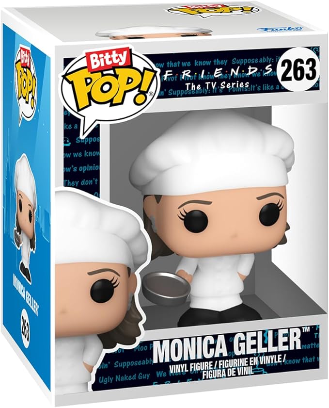 Funko Bitty POP! Friends - Phoebe, 4-Pack and A Surprise Mystery Mini Figure - 0.9 Inch (2.2 Cm) Collectable - Stackable Display Shelf Included - Gift Idea - Party Bags Stocking - Cake Topper