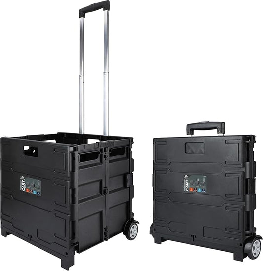 Olympia Tools 85-010 Grand Pack-N-Roll Portable Tools Carrier with Telescopic Handle, 80 Lb. Load Capacity, Black 2025 New Version