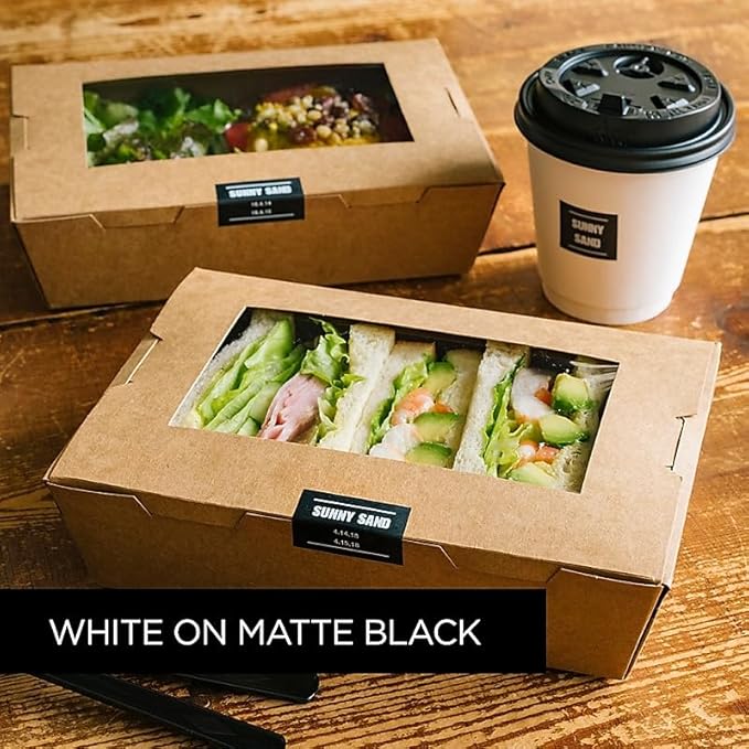 Brother P-touch TZe-M355 White Print on Premium Matte Black Laminated Tape 24mm (0.94”) wide x 8m (26.2’) long