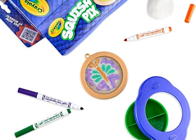 Crayola Squish Pix, Model Magic Art Kit for Kids, Textured Arts & Crafts, Coloring Activity, Gift for Kids, Ages 5+