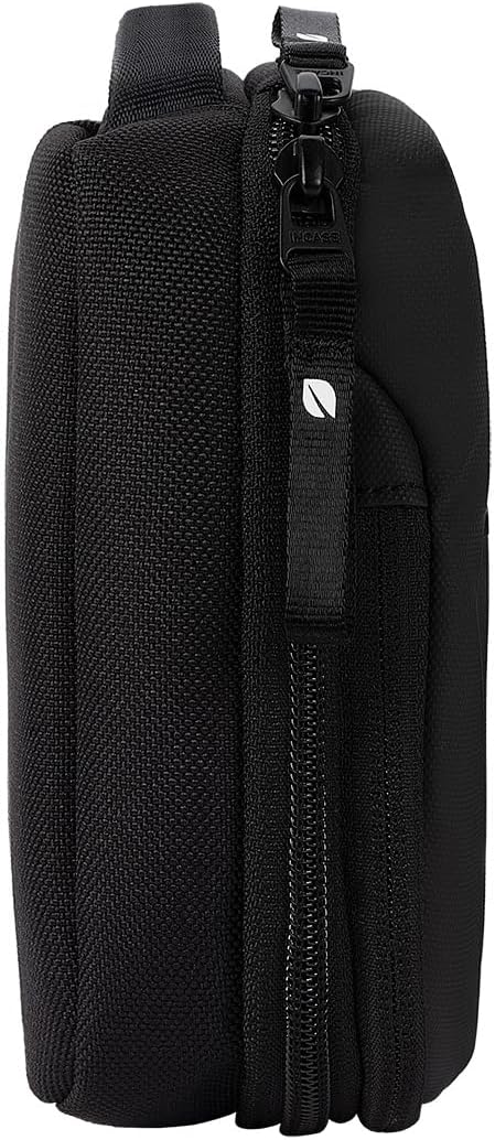 Incase A.R.C Accessory Organizer - Electronic Organizer Travel Case + Cord Storage - Efficient Cable Management - Compact & Durable Electronics Organizer, Black (10 x 3 x 2 in)