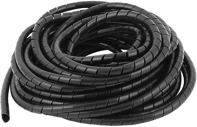 Spiral Cable Wrap - 45 Ft 5/16" Spiral Wire Wrap Cord Covers Bundle Sleeve Hose for Computer Electrical Wire Organizer(5/16" Inch-33Ft)
