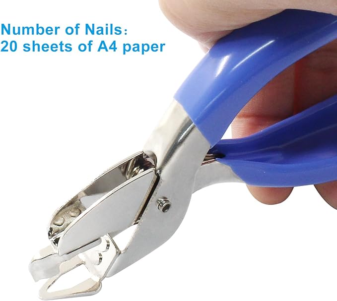 Blue Heavy Duty Staple Remover Tool, Staple Remover Puller for Office, School and Home Using, Easy Removal of Staples