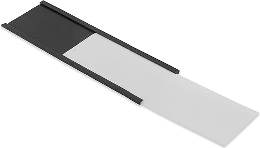 Master Magnetics Heavy-Duty Magnetic Labels - Magnetic Label Holders for a Metal File Cabinet, Shelf, Whiteboard - Fits Signs and Tags - 6" L x 2" H - Includes 35 Perforated Cards - 25-Pack