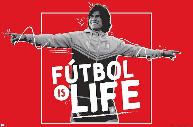 Ted Lasso - Futbol is Life Wall Poster, 34L" x 22.4W", Premium Unframed Version