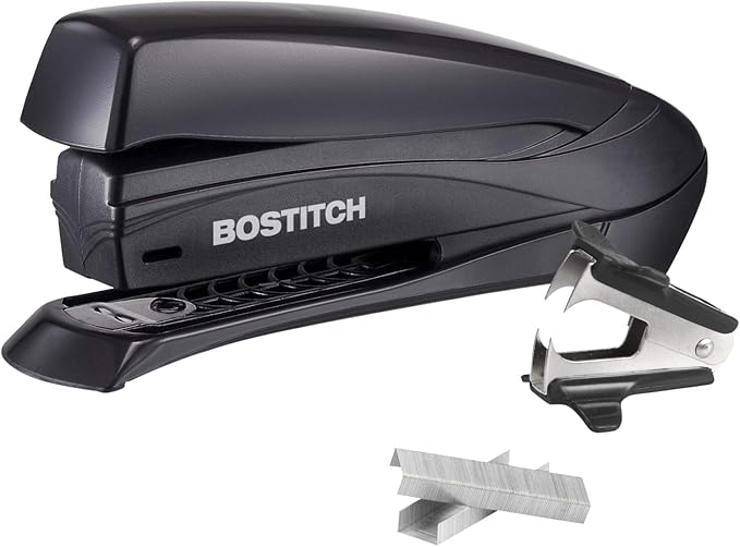 Bostitch Inspire 20 Sheet Stapler - One Finger, No Effort, Spring Powered Stapler - Assorted Colors, No Color Choice (1429)
