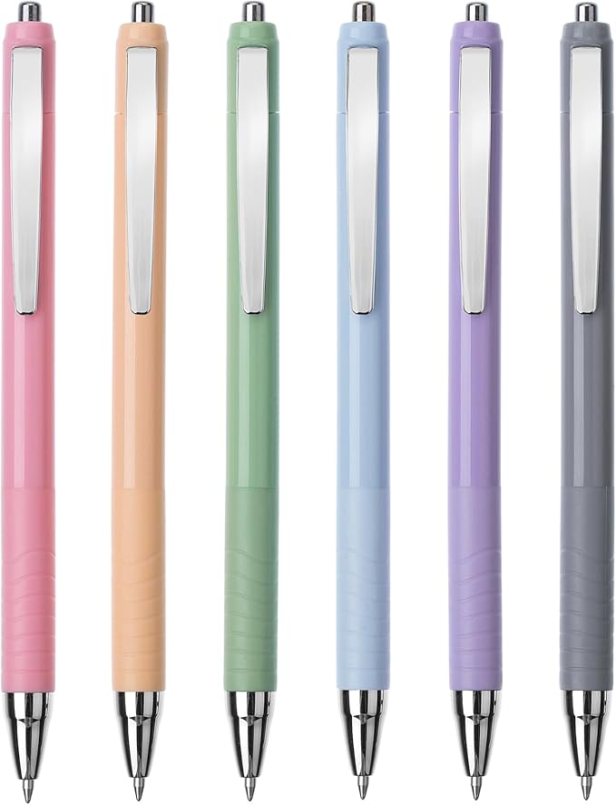 Mr. Pen- 6 Pack Assorted Color Bible Journaling Pens, No Bleed Through