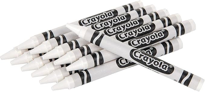 Crayola 151958 Crayons-White 12-Pkg