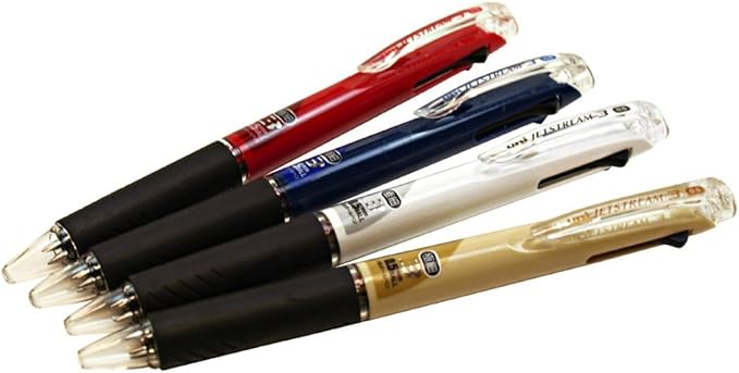 Uni Ballpoint Pen Jetstream 3 Color Black, Red, Blue Ink 0.5mm, Black (SXE340005.24)