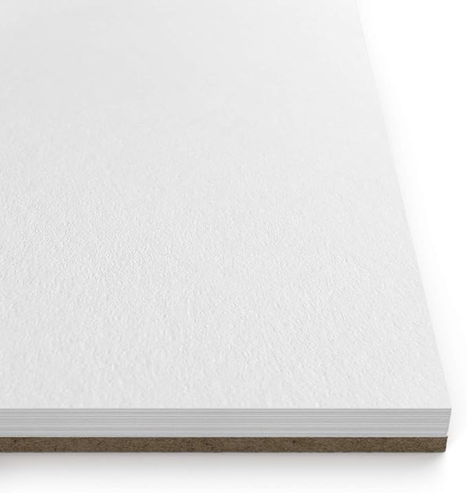 ARTEZA Drawing Paper Pad, 9 x 12 Inches, Pack of 1, 80 Sheets, Spiral Bound Artist Drawing Books, Durable Acid Free White Sketch Paper