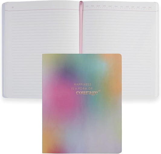 Erin Condren Perfect-Bound Paperback Notebook, Lined Layout with 80 Lb. Paper by Erin Condren, Metallic Colorblends Cover, Lined Journal, Perfect-Bound Notebook